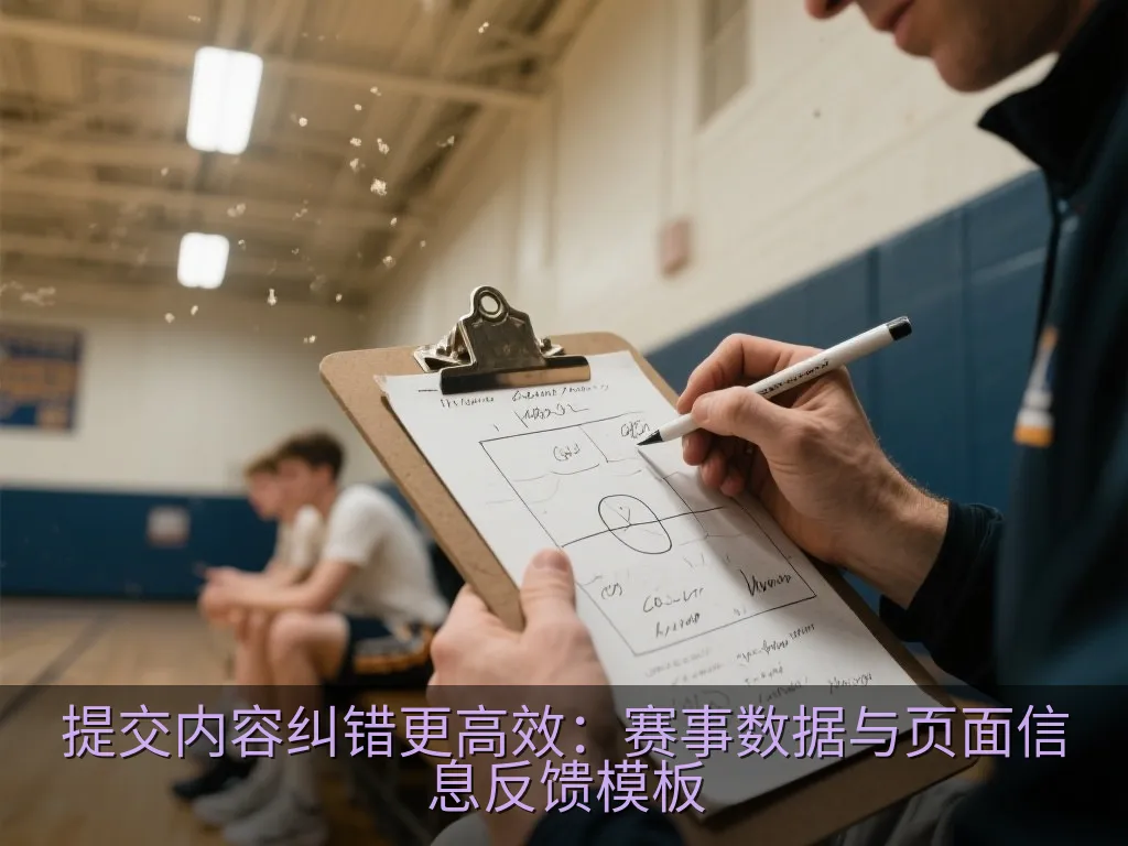 提交内容纠错更高效：赛事数据与页面信息反馈模板