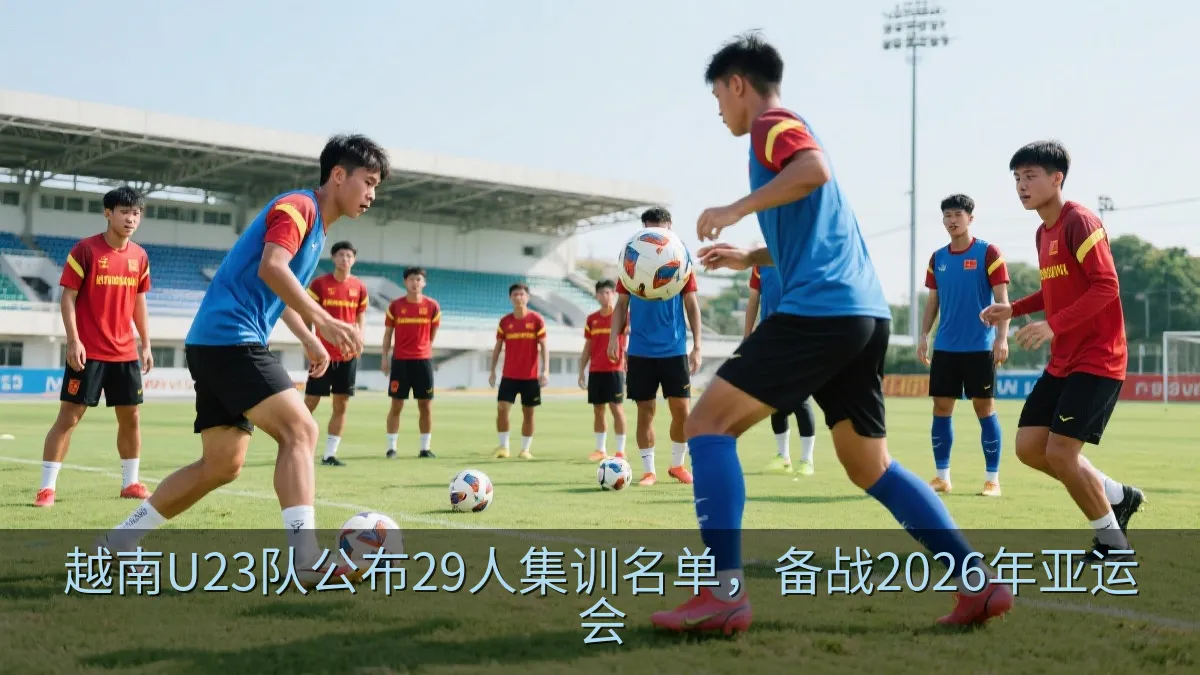 越南U23队公布29人集训名单，备战2026年亚运会