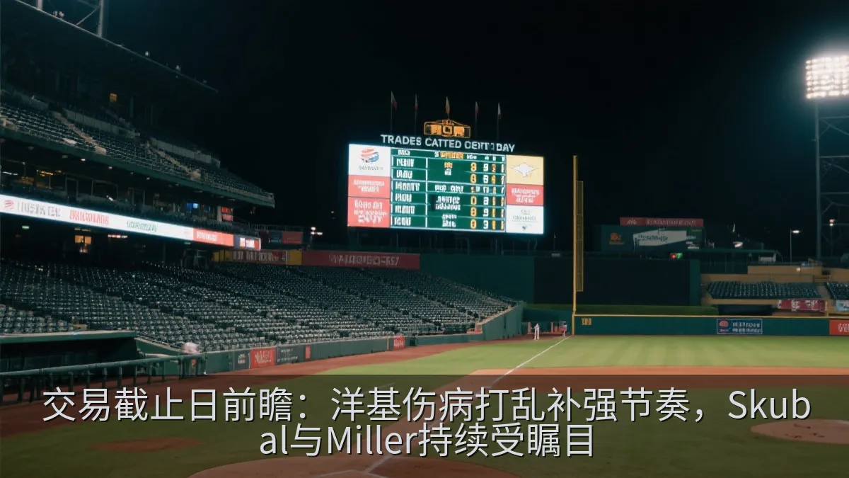 交易截止日前瞻：洋基伤病打乱补强节奏，Skubal与Miller持续受瞩目