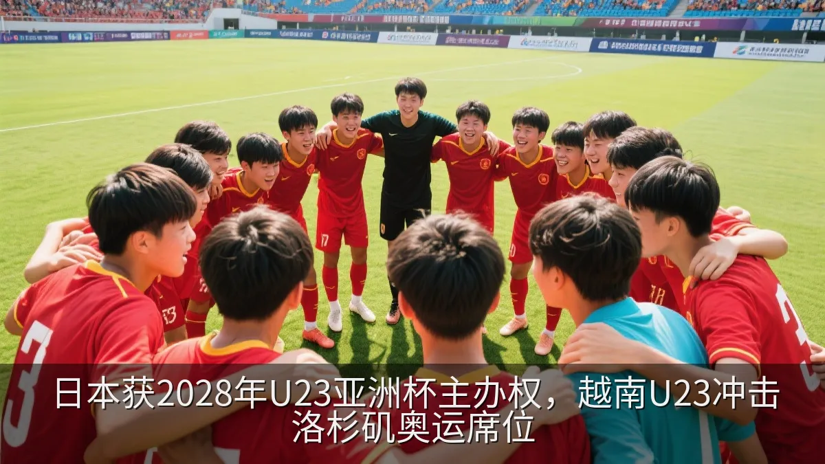越南U23足球队训练备战国际赛事示意图